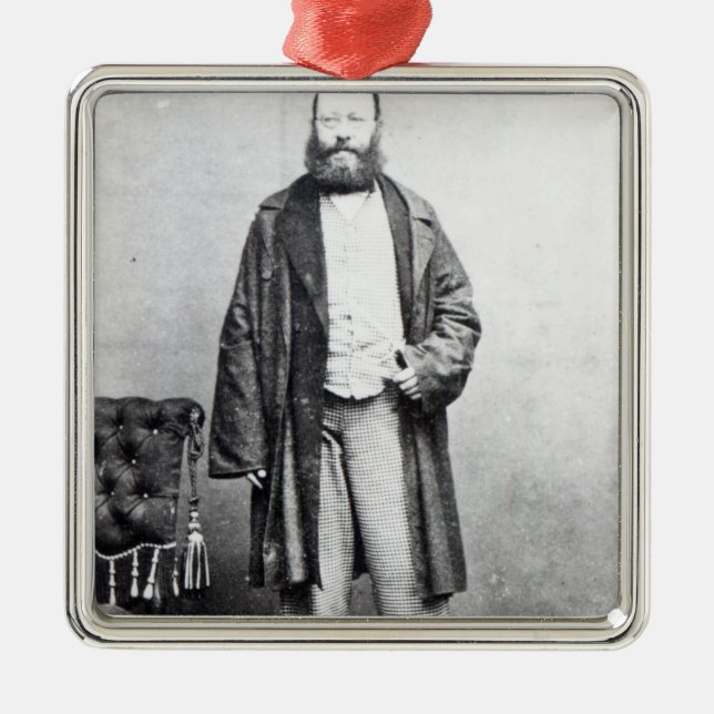 Ornamento De Metal Edward Lear (Frente)