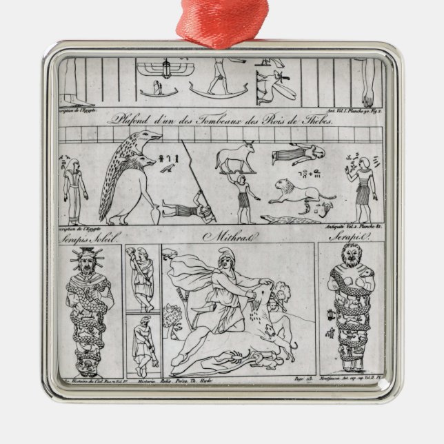 Ornamento De Metal Egípcio e persa antigos (Frente)