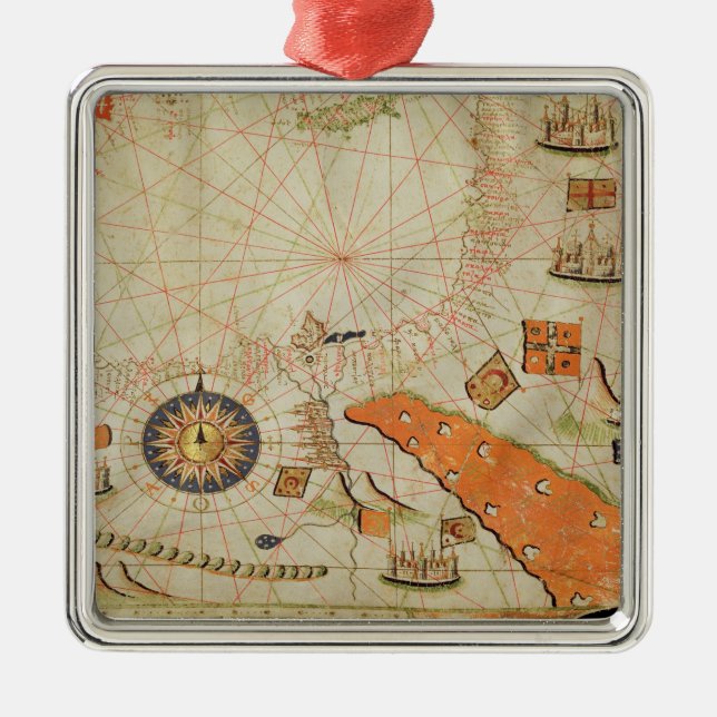 Ornamento De Metal Egipto e o Mar Vermelho (Frente)