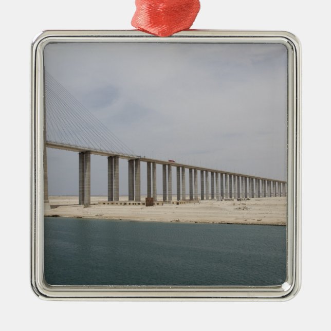 Ornamento De Metal Egito, Canal de Suez. Ponte da Paz (Frente)