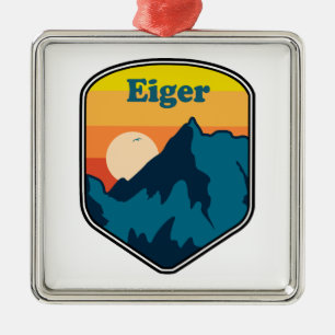 Ornamento De Metal Eiger Sunrise