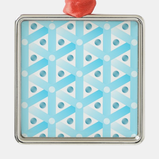 Ornamento De Metal Eis und Schnee Kristalle (Frente)