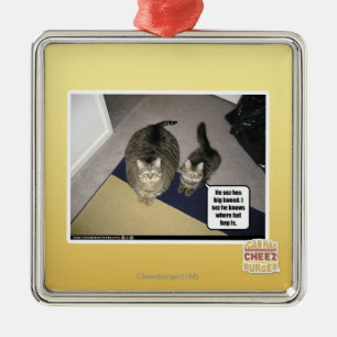 Ornamento De Metal Ele grande dos hes do sez desossado