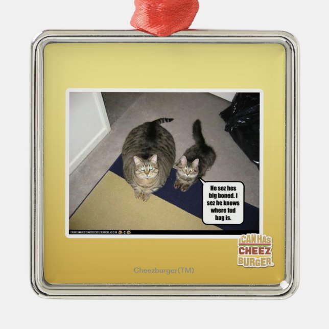 Ornamento De Metal Ele grande dos hes do sez desossado (Frente)