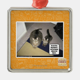 Ornamento De Metal Ele grande dos hes do sez desossado