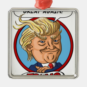 Ornamento De Metal Eleição 2016 presidencial