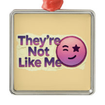 Eles Não São Como Eu Emoji Piscando Divertido