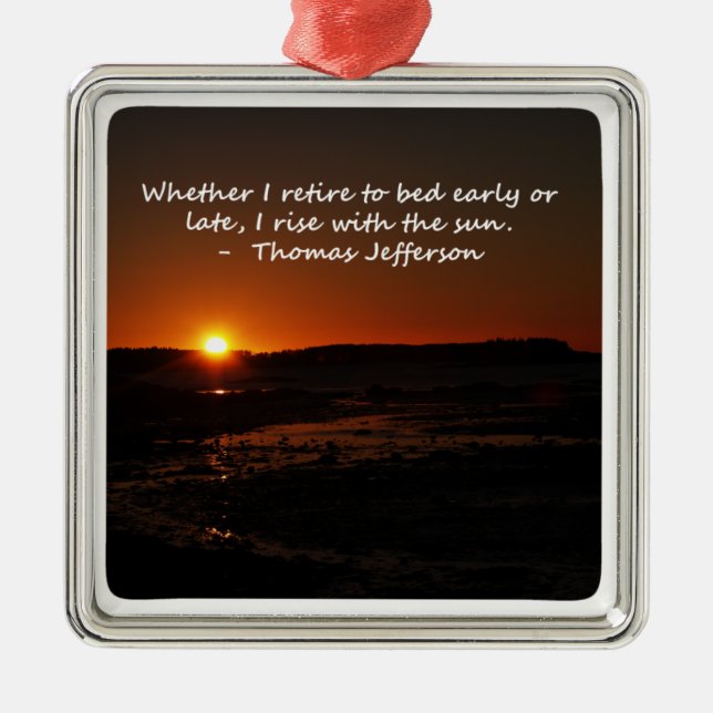 Ornamento De Metal Elevação com The Sun (Frente)