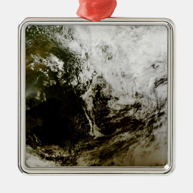 Ornamento De Metal Elipse solar sobre o sudeste da Ásia (Frente)