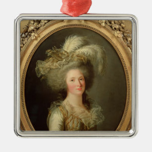 Ornamento De Metal Elisabeth de France chamou a senhora Elisabeth