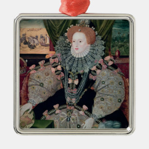 Ornamento De Metal Elizabeth mim, retrato da armada, c.1588