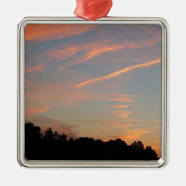 Ornamento De Metal Elkridge Sunset Maryland Landscape (Frente)