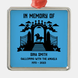 Ornamento De Metal Em Cavaleiros de Memória Funerais