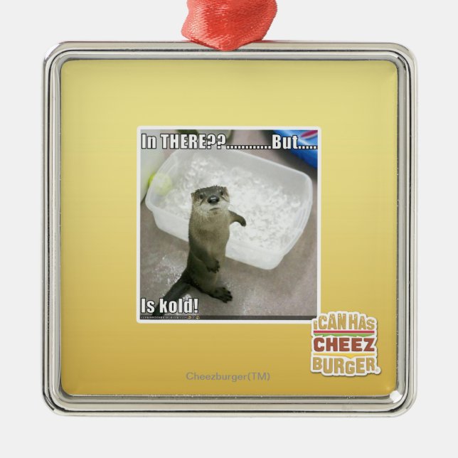 Ornamento De Metal Em lá? É Kold! (Frente)