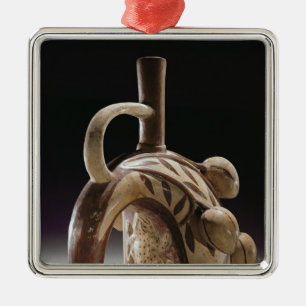 Ornamento De Metal Embarcação da cerâmica de um sapo que escala um