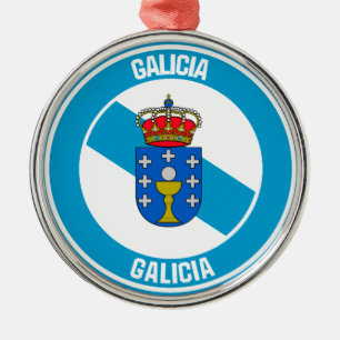 Ornamento De Metal Emblem de volta da Galiza