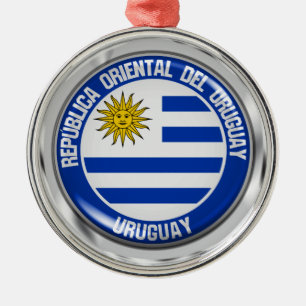 Ornamento De Metal Emblema da volta do Uruguai
