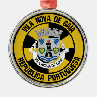 Ornamento De Metal Emblema Redondo de Vila Nova de Gaia