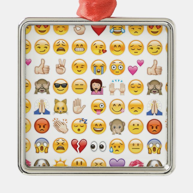 Ornamento De Metal emoji (Frente)