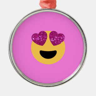Ornamento De Metal emoji do coração