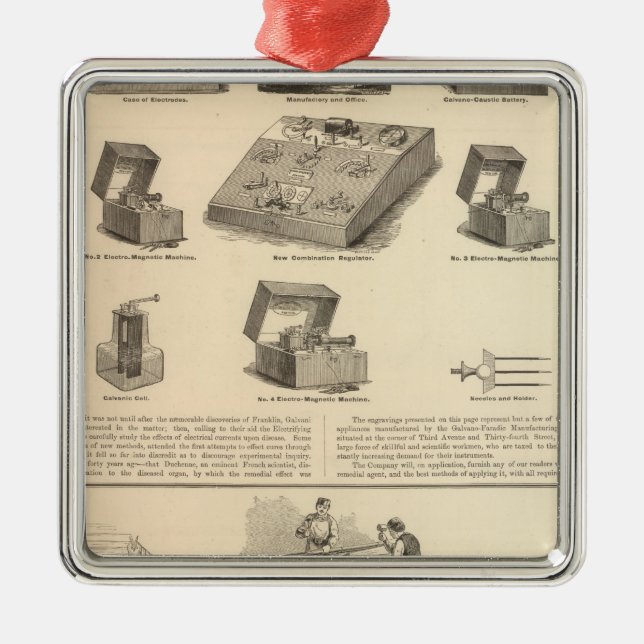 Ornamento De Metal Empresa de manufactura farádica Bickford de (Frente)