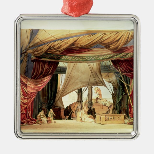 Ornamento De Metal Encene o modelo para a ópera 'Tristan e Isolde (Frente)