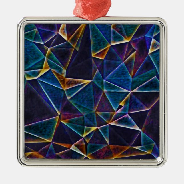 Ornamento De Metal Encomenda cerâmica de bolhas quebradas (Frente)