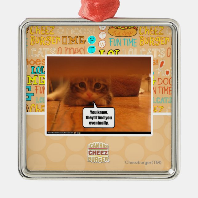 Ornamento De Metal Encontrá-lo-ão (Frente)