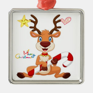 ORNAMENTO DE METAL ***ENFEITES DE NATAL DO BEBÊ REINDEER***