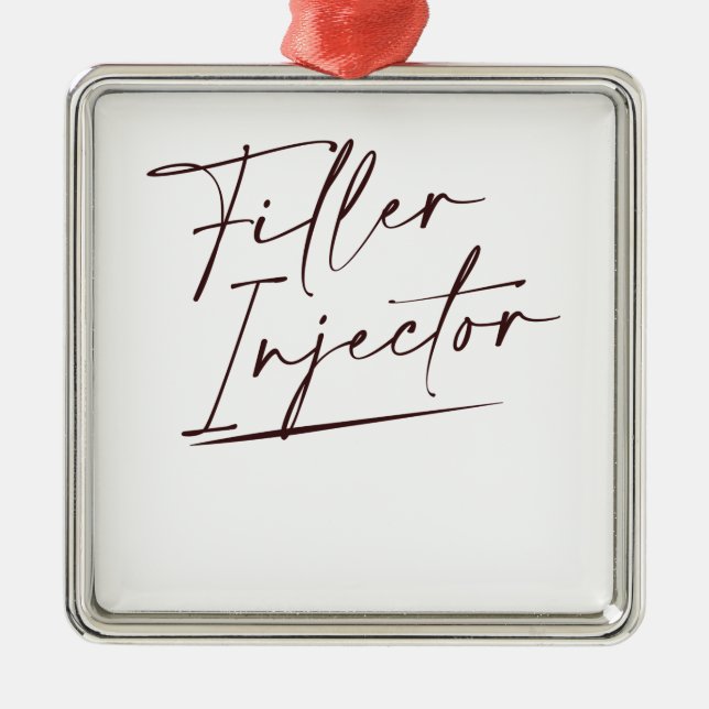 Ornamento De Metal Enfermeiro do injetor de enchimento (Frente)