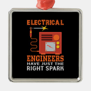 Ornamento De Metal Engenheiros Elétricos De engenheiro Têm Apenas A