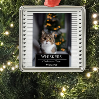 Ornamento De Metal Engraçado Tiro De Pet Mug