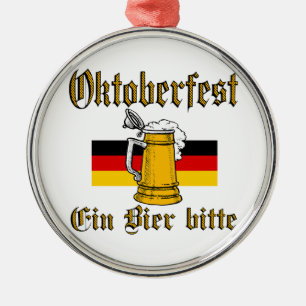 Ornamento De Metal Engrenagem de Oktoberfest