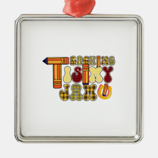 Ornamento De Metal Ensinar É Meu Emperramento