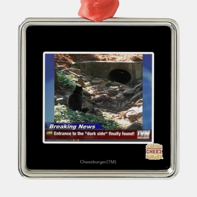 Ornamento De Metal Entrada ao lado escuro (Frente)