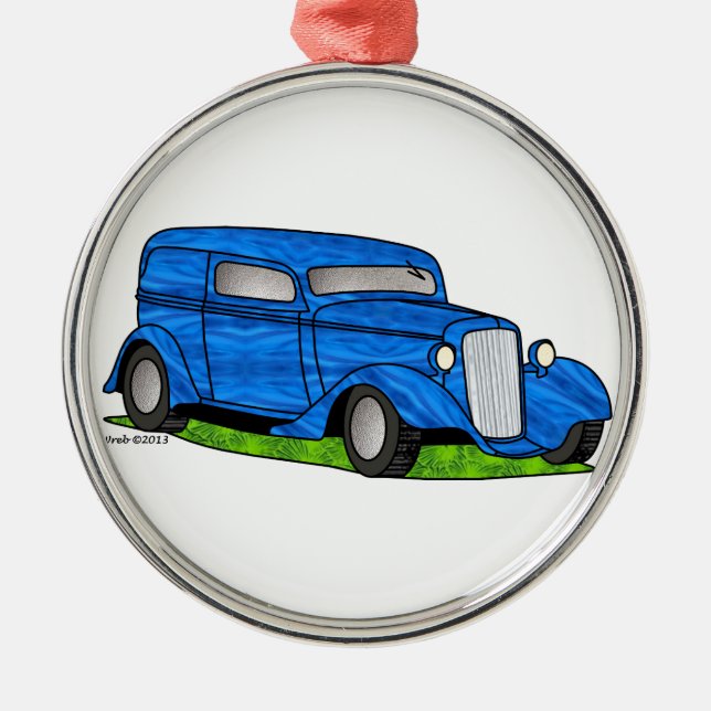 Ornamento De Metal Entrega do sedan de 33 Chevy (Frente)