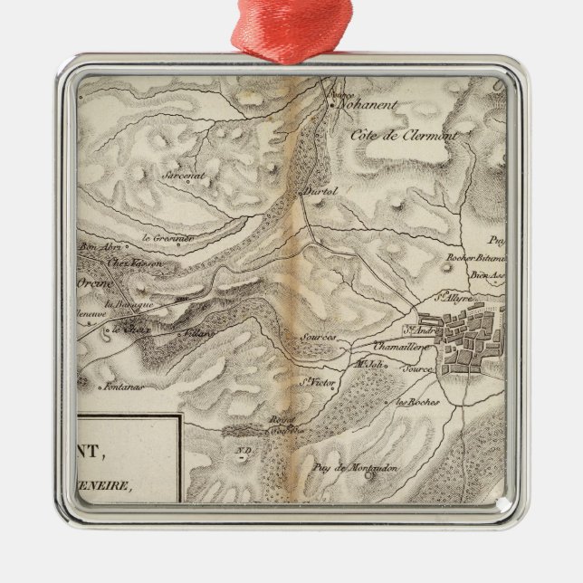 Ornamento De Metal Environs de Clermont (Frente)