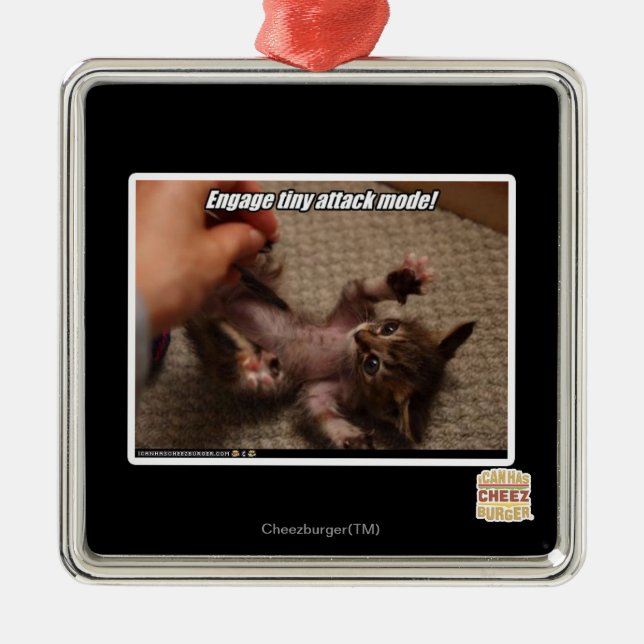 Ornamento De Metal Envolva o modo de ataque! (Frente)