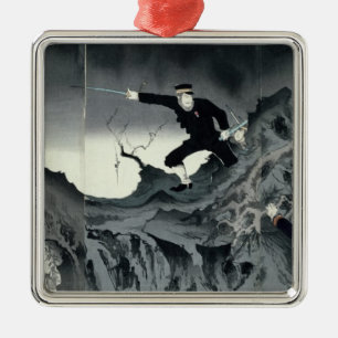 Ornamento De Metal Episódio da guerra Sino-Japonesa
