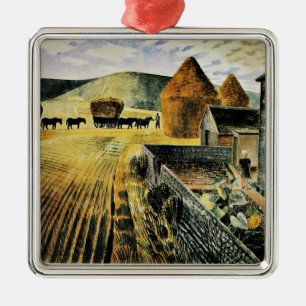 Ornamento De Metal Eric Ravilious - Furlongs