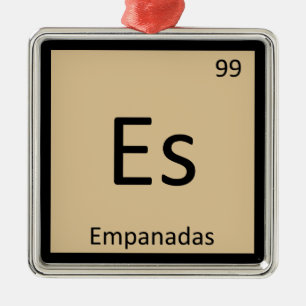 Ornamento De Metal Es - Mesa Periódica De Química De Apetistas Empa