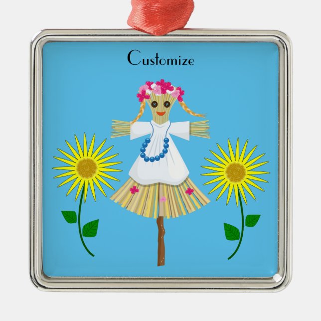 Ornamento De Metal Escarão de Porcos Louras (Frente)