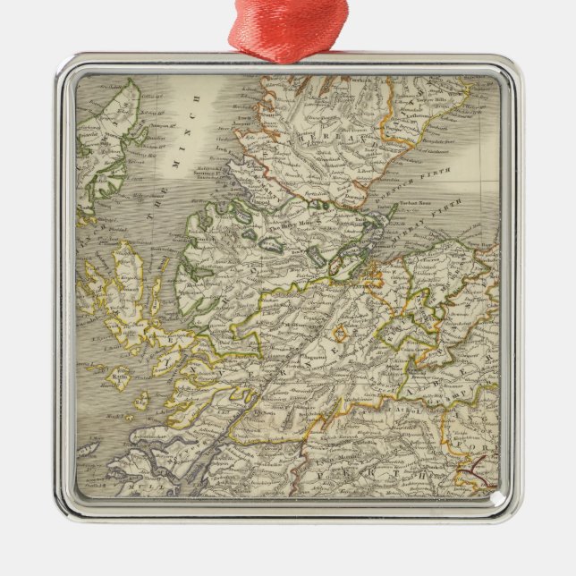 Ornamento De Metal Escócia 24 (Frente)