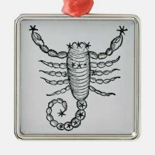 Ornamento De Metal Escorpião (o escorpião) uma ilustração 'do P