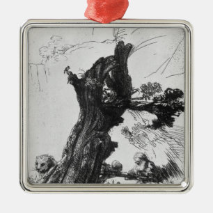 Ornamento De Metal Escrita de St Jerome, 1648