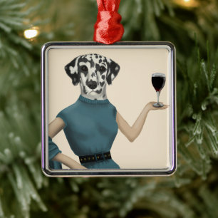 Ornamento De Metal Esnobe de vinho da Dalmácia