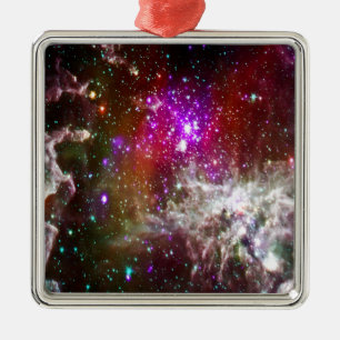 Ornamento De Metal Espaço - Nebulosa Pacman