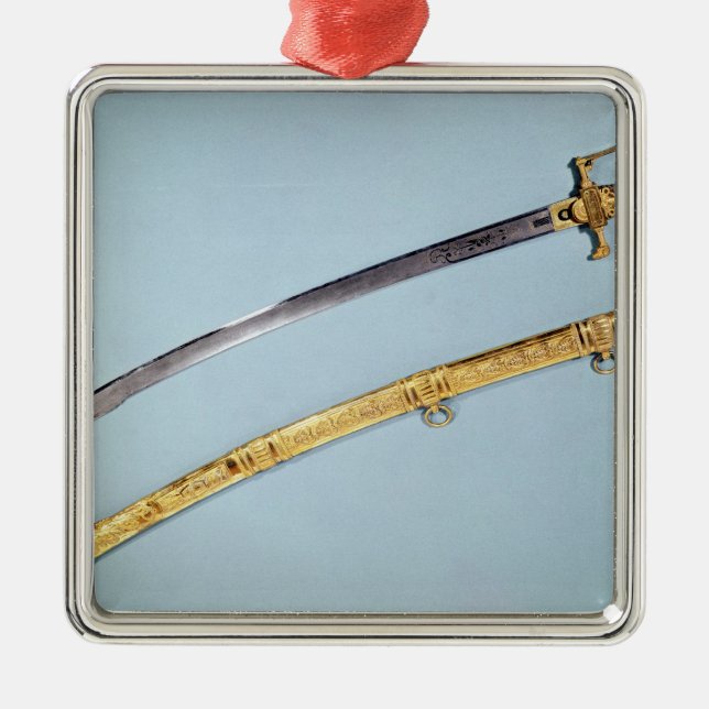 Ornamento De Metal Espada dada a Napoleon mim pelo Directoire (Frente)