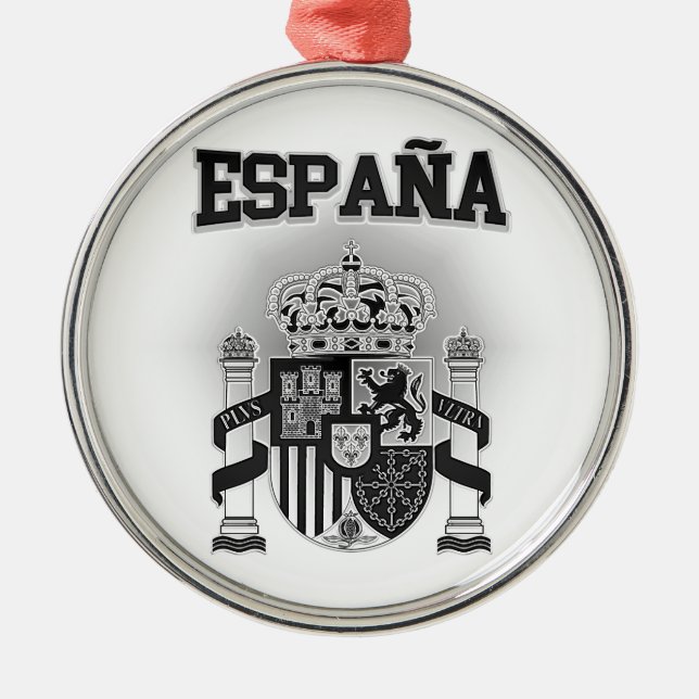Ornamento De Metal Espanha de armas (Frente)