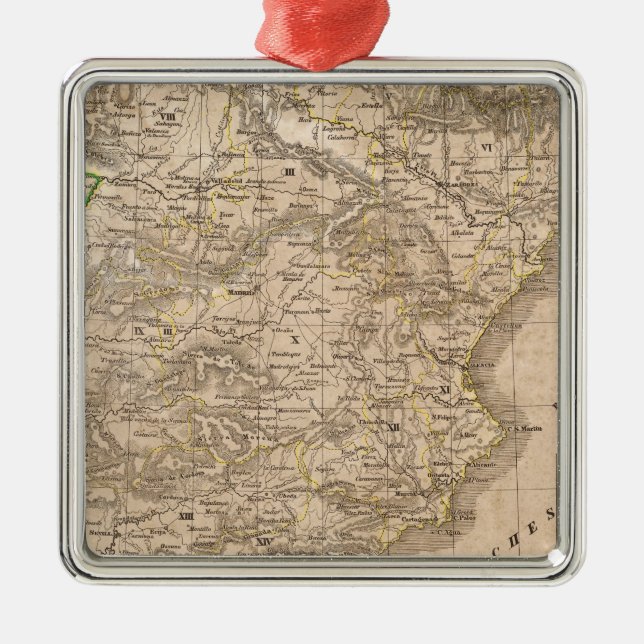 Ornamento De Metal Espanha e Portugal 20 (Frente)